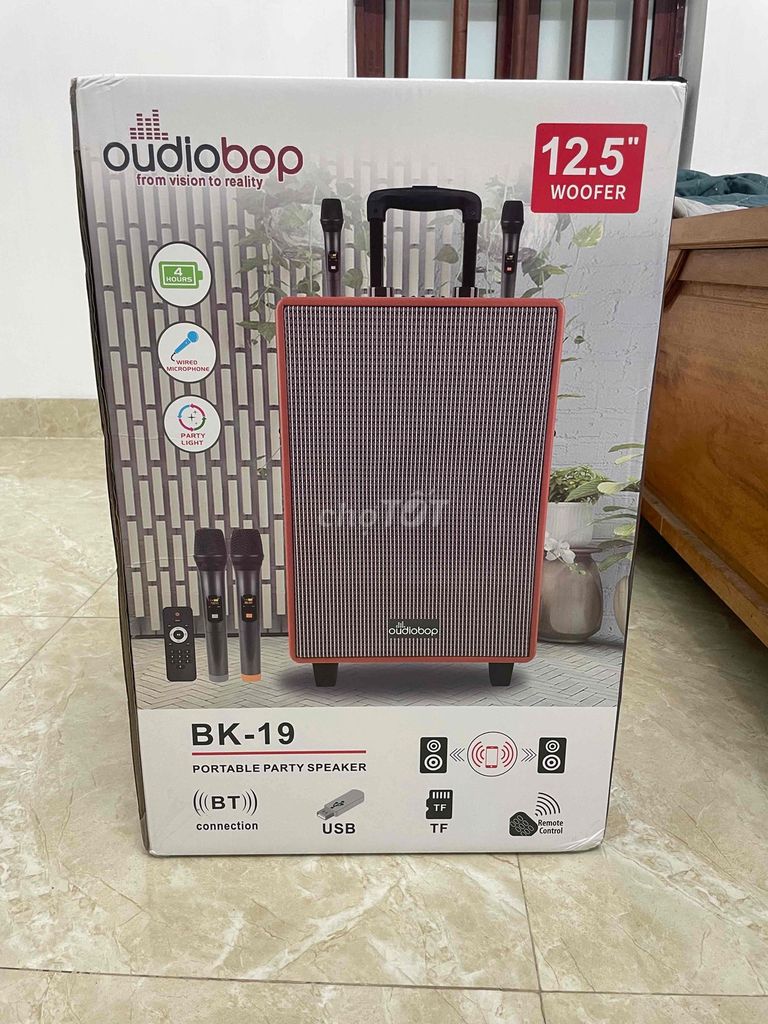 Loa di động Audiobop BK-19. Mua bán Tivi, Âm thanh tại Huyện Hải Hậu Nam Định được đăng bởi Pham Van hình 1