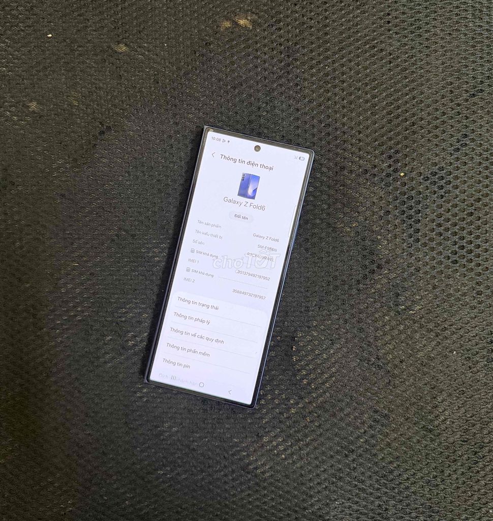 Samsung Z Fold6 256GB Xanh Hàn Quốc. Mua bán Điện thoại tại Quận Ngũ Hành Sơn Đà Nẵng được đăng bởi terry16 hình 1