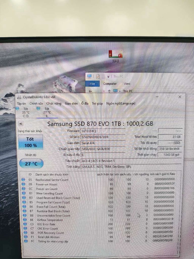 Ổ cứng SSD Samsung 870 EVO 1TB SATA III. Mua bán Linh kiện (RAM, Card...) tại Huyện Yên Khánh Ninh Bình được đăng bởi Đinh Tất Anh hình 1