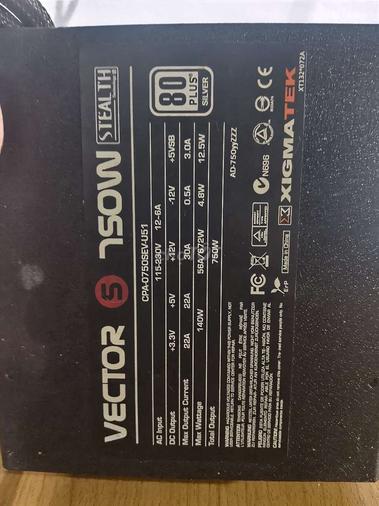 Xigmatek Vector S 750W lỗi. Mua bán Linh kiện (RAM, Card...) tại Thành phố Vũng Tàu Bà Rịa - Vũng Tàu được đăng bởi Tên chưa cung cấp hình 1