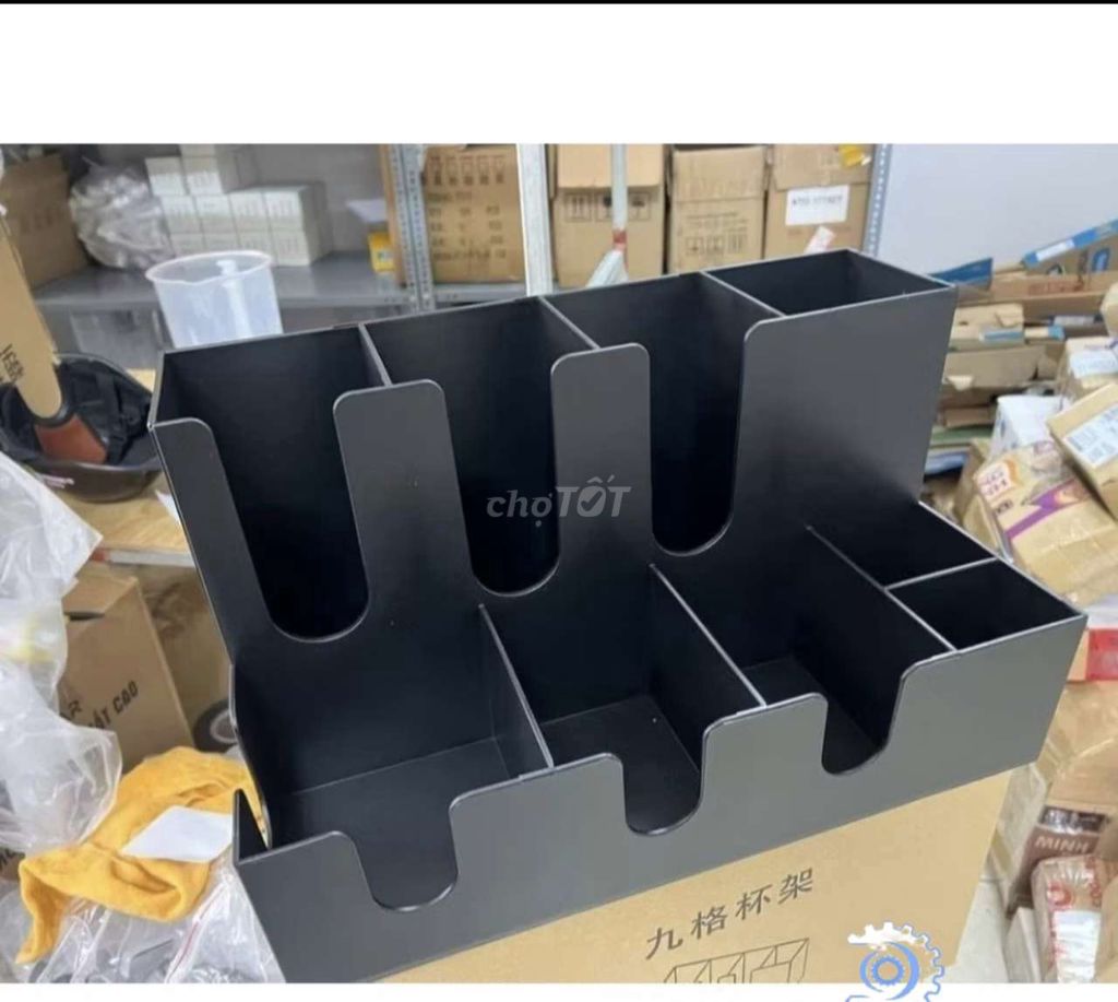 Kệ úp ly kim loại màu Đen. Mua bán Dụng cụ nhà bếp tại Huyện Cần Giuộc Long An được đăng bởi Shop Chi Chi  hình 1