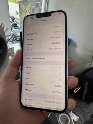 Apple iPhone 14 Plus 128GB Tím thay màn