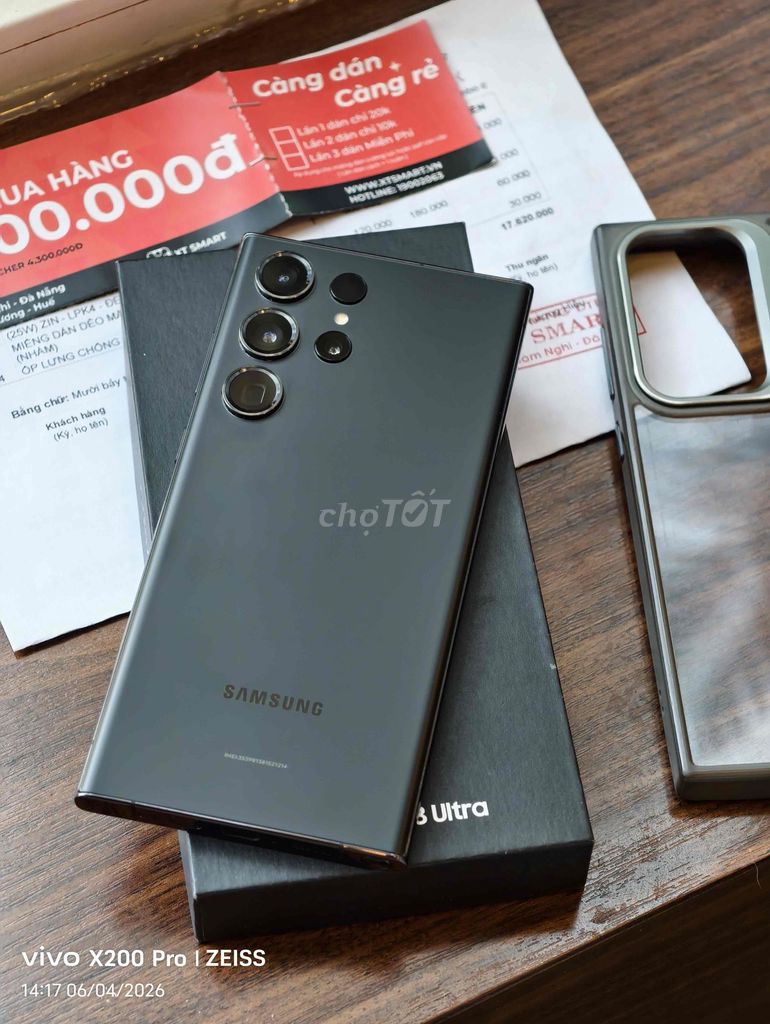 Samsung Galaxy S23 Ultra 256GB Đen. Mua bán Điện thoại tại Quận Cẩm Lệ Đà Nẵng được đăng bởi Nguyễn Văn Linh hình 1
