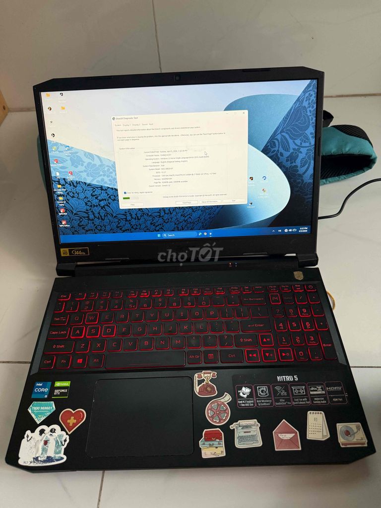 Acer Nitro 5 I5 11400H 8GB/512GB. Mua bán Laptop tại Quận 8 Tp Hồ Chí Minh được đăng bởi Ken Mobile hình 1