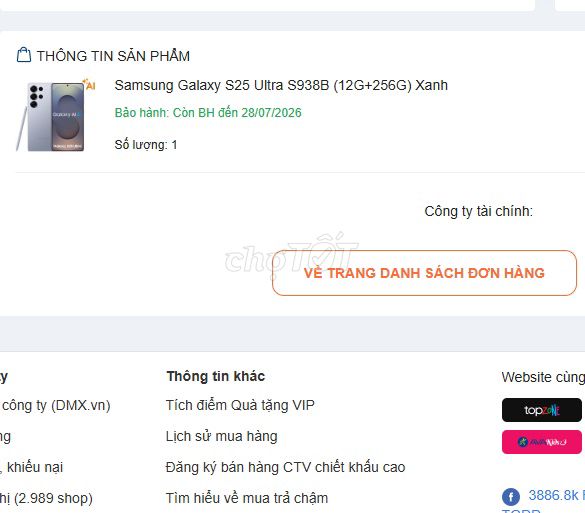Samsung Galaxy S25 Ultra 256GB Xanh. Mua bán Điện thoại tại Huyện Đan Phượng Hà Nội được đăng bởi Nguyễn Cường hình 1
