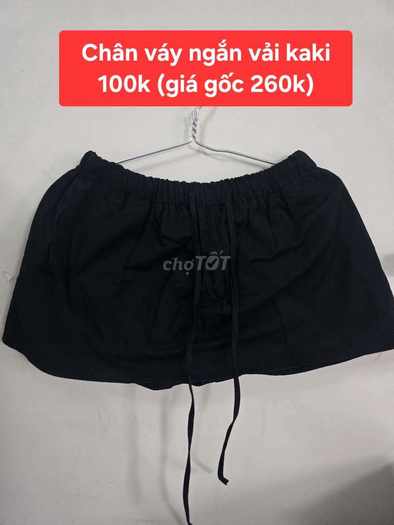 Chân váy Nữ Kaki Đen Trẻ trung. Mua bán Quần áo tại Thành phố Thủ Dầu Một Bình Dương được đăng bởi Hồng Anh hình 1