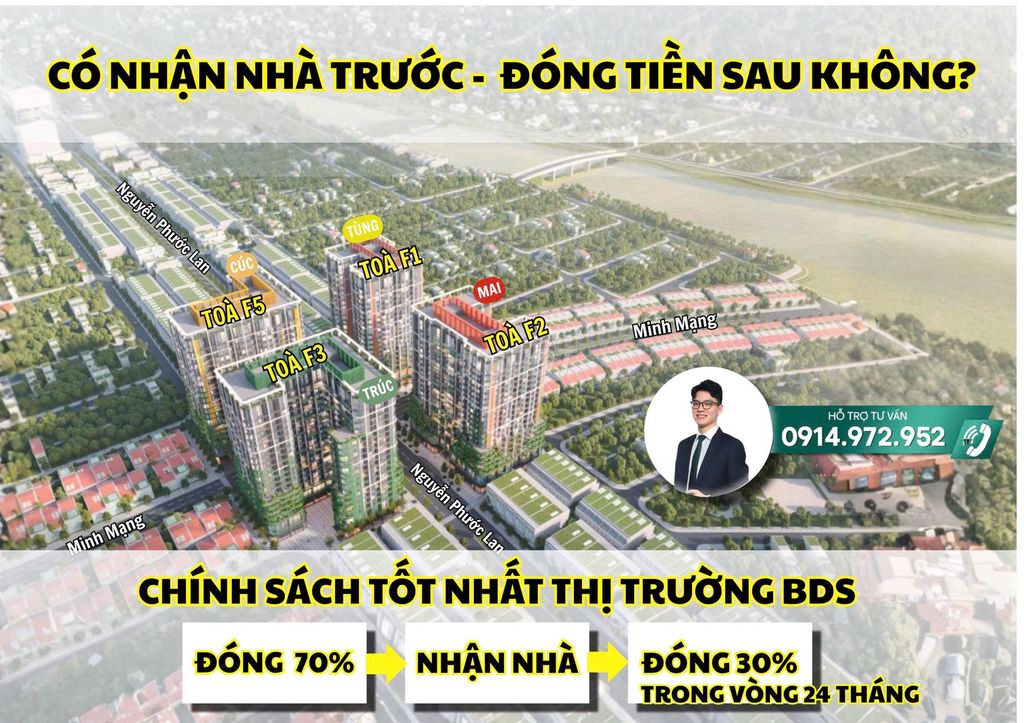 căn góc 2PN FourS Tower chỉ 3tỷ bắt trọn sông phố biển tại FourS Tower