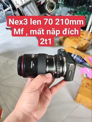 Sony nex3 len 70 210mm mf