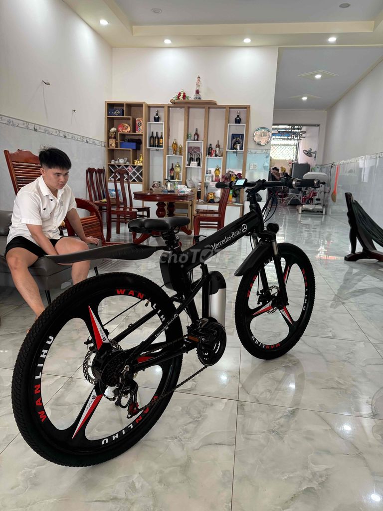 Bán xe đạp trợ lực mới chạy 3 lần ,mới 99,9%. Mua bán Xe điện tại Huyện Xuyên Mộc Bà Rịa - Vũng Tàu được đăng bởi lê cuong hình 2