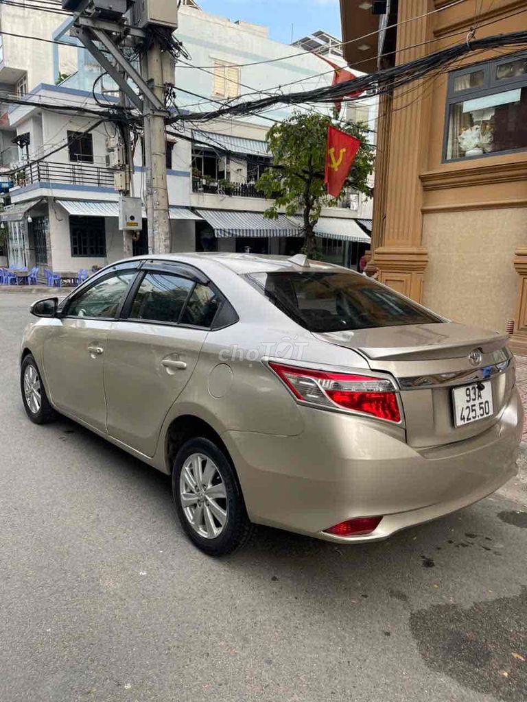 Toyota Vios 2014 J MT 1.3 màu Vàng cát,xe gd chạy. Mua bán Ô tô tại Quận 7 Tp Hồ Chí Minh được đăng bởi Bảo Anh hình 5