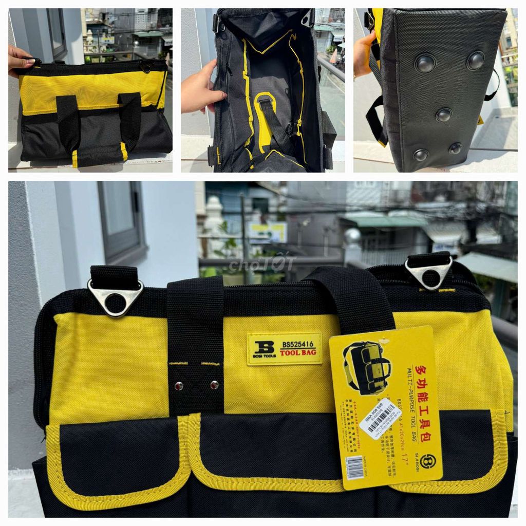 Túi đựng dụng cụ BOSI TOOLS BS525416. Mua bán Phụ kiện thời trang khác tại Quận Bình Thuỷ Cần Thơ được đăng bởi  Thiết Bị Cơ Khí Trà Nóc Cần Thơ hình 1