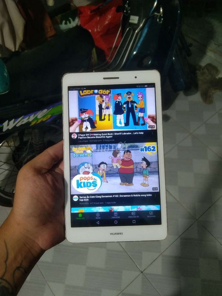 Máy tính bảng Huawei Bạc 4G. Mua bán Máy tính bảng tại Thị xã Bến Cát Bình Dương được đăng bởi Ba Heo hình 1