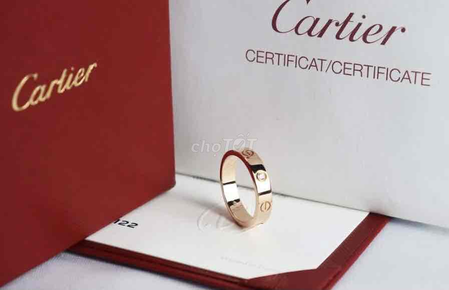 Nhẫn Nữ Cartier Love Ring Rose Gold 18k Fullbox