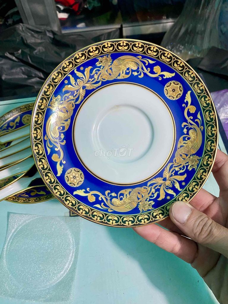 Dĩa lót chén Minh Long Cẩm Tú Gốm sứ Mới 100%. Mua bán Dụng cụ nhà bếp tại Thành phố Long Xuyên An Giang được đăng bởi Nhật Sang  hình 1