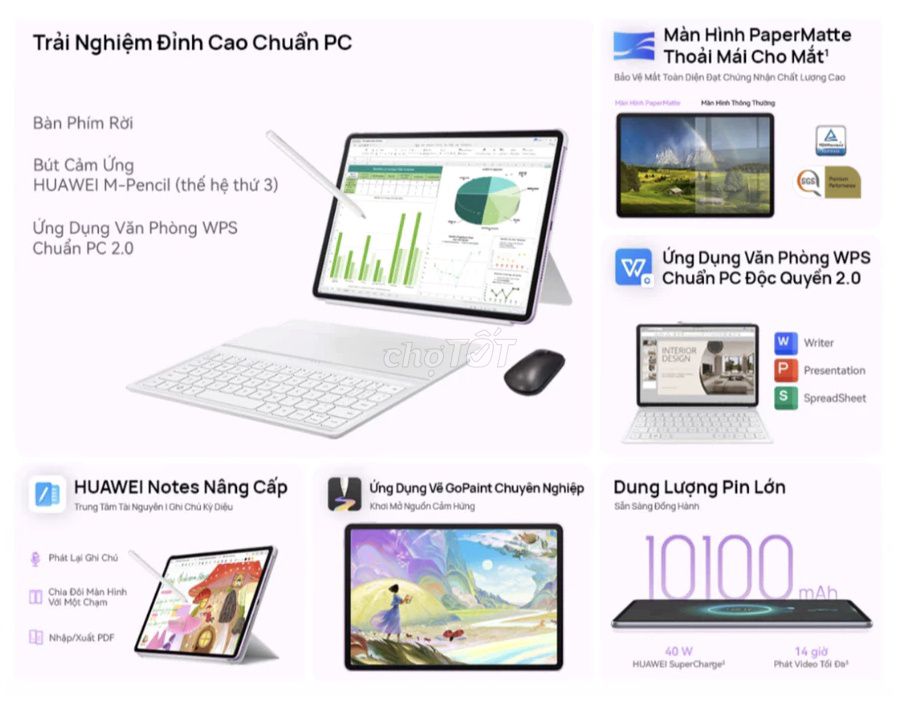 Huawei MatePad 11.5 8GB/256GB Mới. Mua bán Máy tính bảng tại Thành phố Thủ Đức Tp Hồ Chí Minh được đăng bởi trương quốc thắng hình 1
