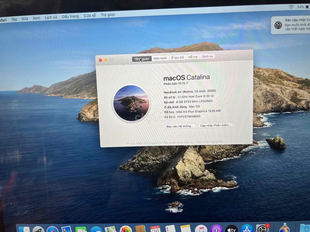 Apple MacBook Air Retina i5 13 inch 8GB/SSD 512gb. Mua bán Laptop tại Quận Gò Vấp Tp Hồ Chí Minh được đăng bởi HQ86 Thanh Lý Cầm đồ hình 1