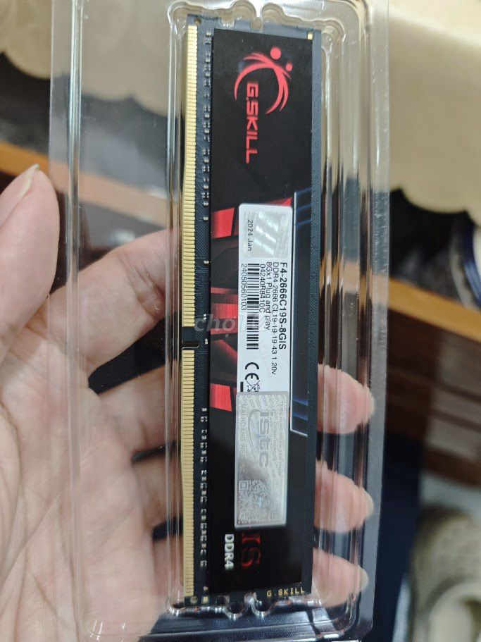 RAM G.Skill F4-2666C19S-8GIS 8GB. Mua bán Linh kiện (RAM, Card...) tại Thành phố Cà Mau Cà Mau được đăng bởi Seven hình 1