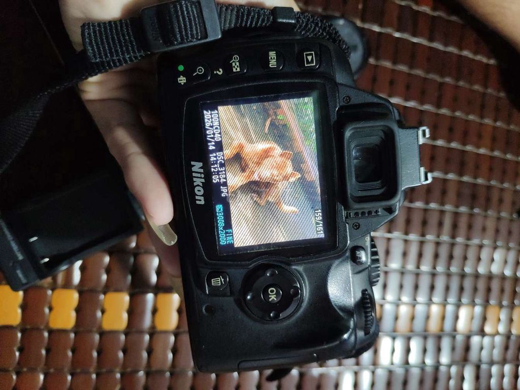 Máy ảnh Nikon D40 AF-S 18-55mm Đen. Mua bán Máy ảnh, Máy quay tại Huyện Thới Bình Cà Mau được đăng bởi trương văn dương  hình 1