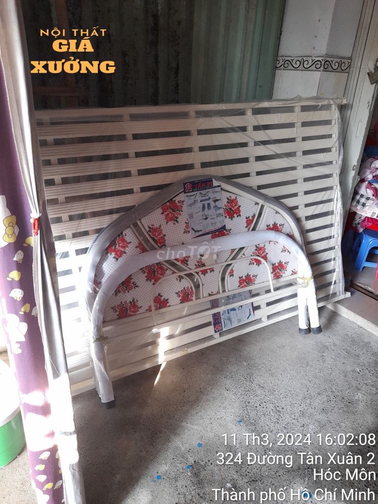 Giường ngủ sắt giá chỉ từ 890k ạ. Mua bán Giường, chăn ga gối nệm tại Thành phố Thủ Đức Tp Hồ Chí Minh được đăng bởi Nội thất giá xưởng TL hình 1
