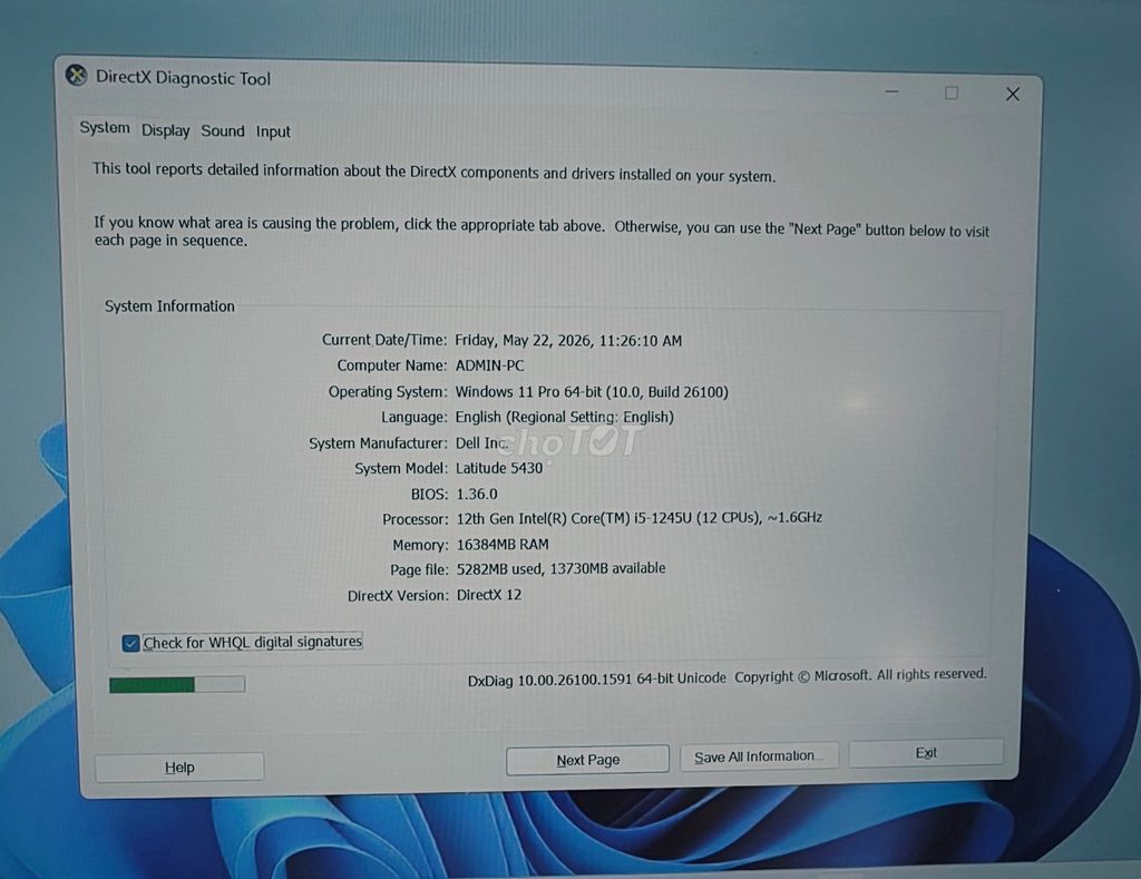 Dell latitude 5430 Ngon. Mua bán Laptop tại Quận Hai Bà Trưng Hà Nội được đăng bởi Cao Nguyen Van hình 1