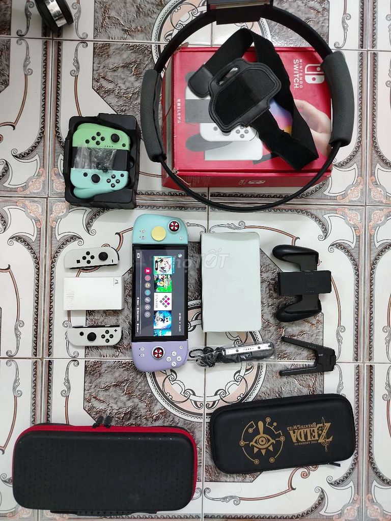 Nintendo Switch Oled hắc ám kèm thẻ 256gb. Mua bán Thiết bị chơi game tại Huyện Đông Anh Hà Nội được đăng bởi TM59 hình 1