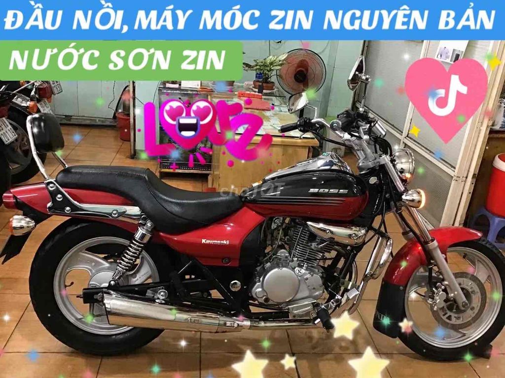KAWASAKI BOSS 174.SX 2011,ZIN 100%.ODO 12K.CỰC ĐẸP. Mua bán Xe máy tại Quận Phú Nhuận Tp Hồ Chí Minh được đăng bởi MOTO LUU THANH HAI  77A hình 4