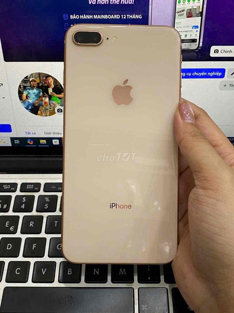 Iphone 8Plus 256G Hồng LL/A - Pin 100%. Mua bán Điện thoại tại Quận 3 Tp Hồ Chí Minh được đăng bởi Tuấn Nguyễn hình 1