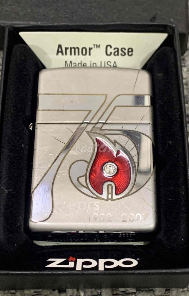 Bật lửa Zippo 75th Anniversary USA mới nguyên hộp. Mua bán Đồ sưu tầm, đồ cổ tại Quận 1 Tp Hồ Chí Minh được đăng bởi thanh lý zippo cao cấp thuận mua vừa bán  hình 1