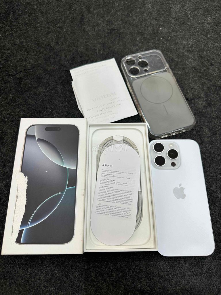 Apple iPhone 16 Pro 128GB Trắng. Mua bán Điện thoại tại Quận Long Biên Hà Nội được đăng bởi Hàng Chất hình 1
