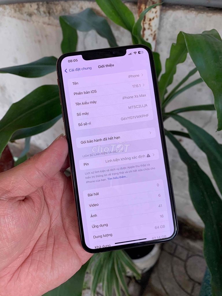 Apple iPhone Xs Max 64GB Vàng đồng Like New. Mua bán Điện thoại tại Thành phố Biên Hòa Đồng Nai được đăng bởi Thạch Lê hình 1
