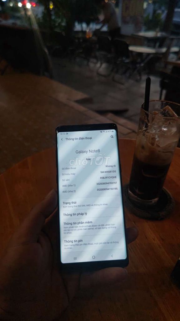 Samsung Galaxy Note 8 Đen bản 2 sim.. Mua bán Điện thoại tại Huyện Củ Chi Tp Hồ Chí Minh được đăng bởi Hoàng Nguyễn Hồng Ân hình 1