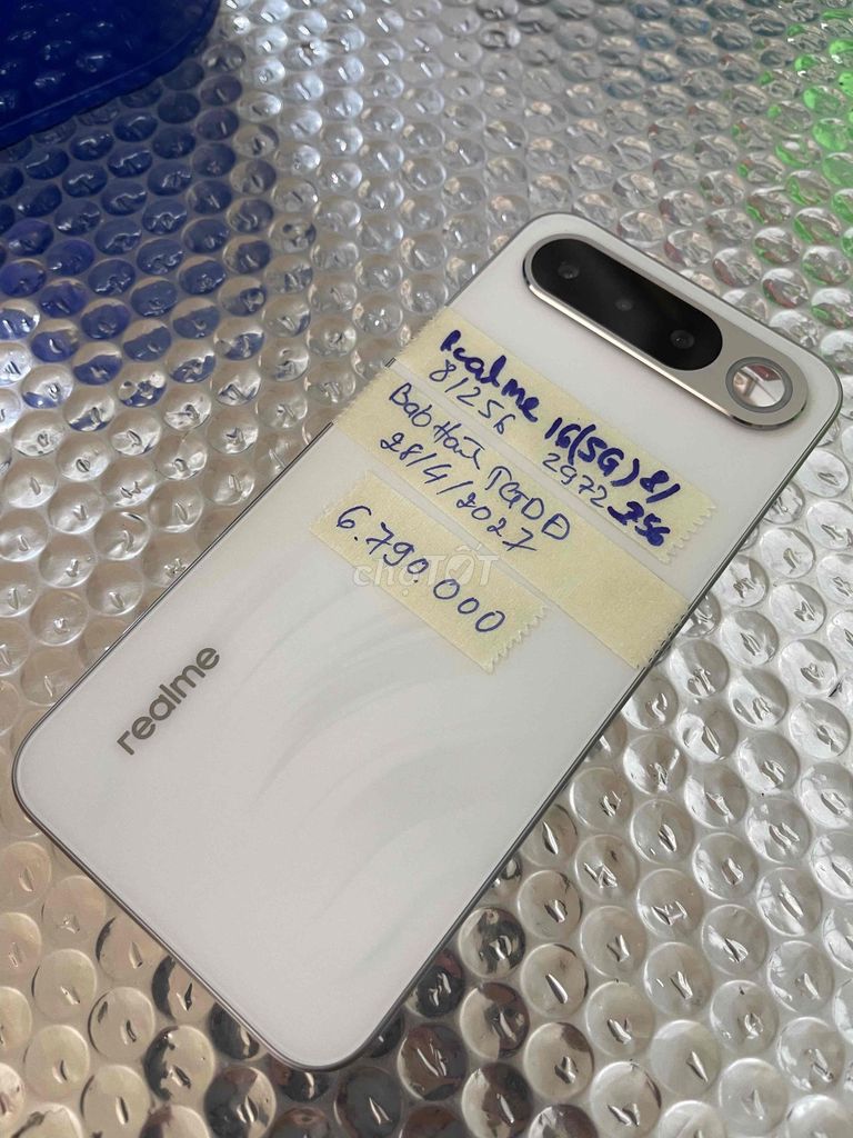 Realme 16 5G 8/256gb Nguyên Zin bh tgdđ. Mua bán Điện thoại tại Quận Ninh Kiều Cần Thơ được đăng bởi Cầm Đồ Anh Quý hình 1