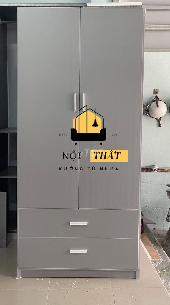 Tủ quần áo Nhựa Đài Loan Xám 1m8x82x45cm. Mua bán Tủ, kệ gia đình tại Thành phố Thủ Đức Tp Hồ Chí Minh được đăng bởi Cửa Hàng Nội Thất hình 1