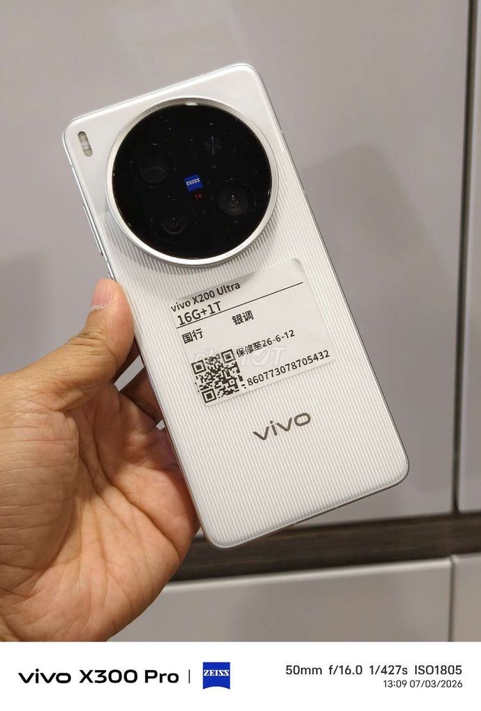 Vivo X200 Ultra 1TB Trắng. Mua bán Điện thoại tại Quận Hai Bà Trưng Hà Nội được đăng bởi Huy Máy Tàu hình 1