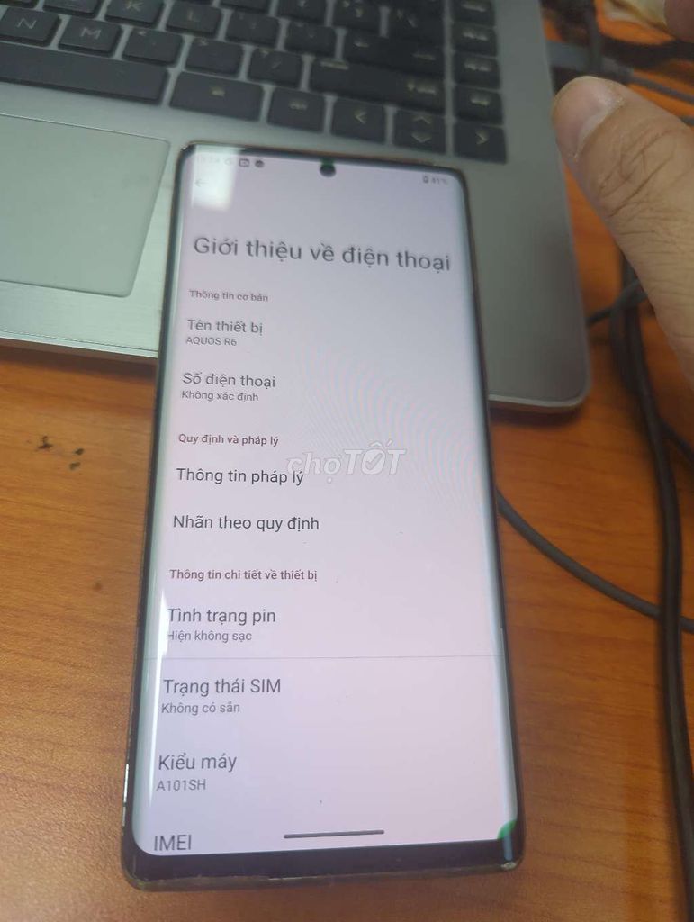 Sharp AQUOS R6 8GB/128GB Đã qua sử dụng. Mua bán Điện thoại tại Quận Hoàng Mai Hà Nội được đăng bởi Minh hình 1
