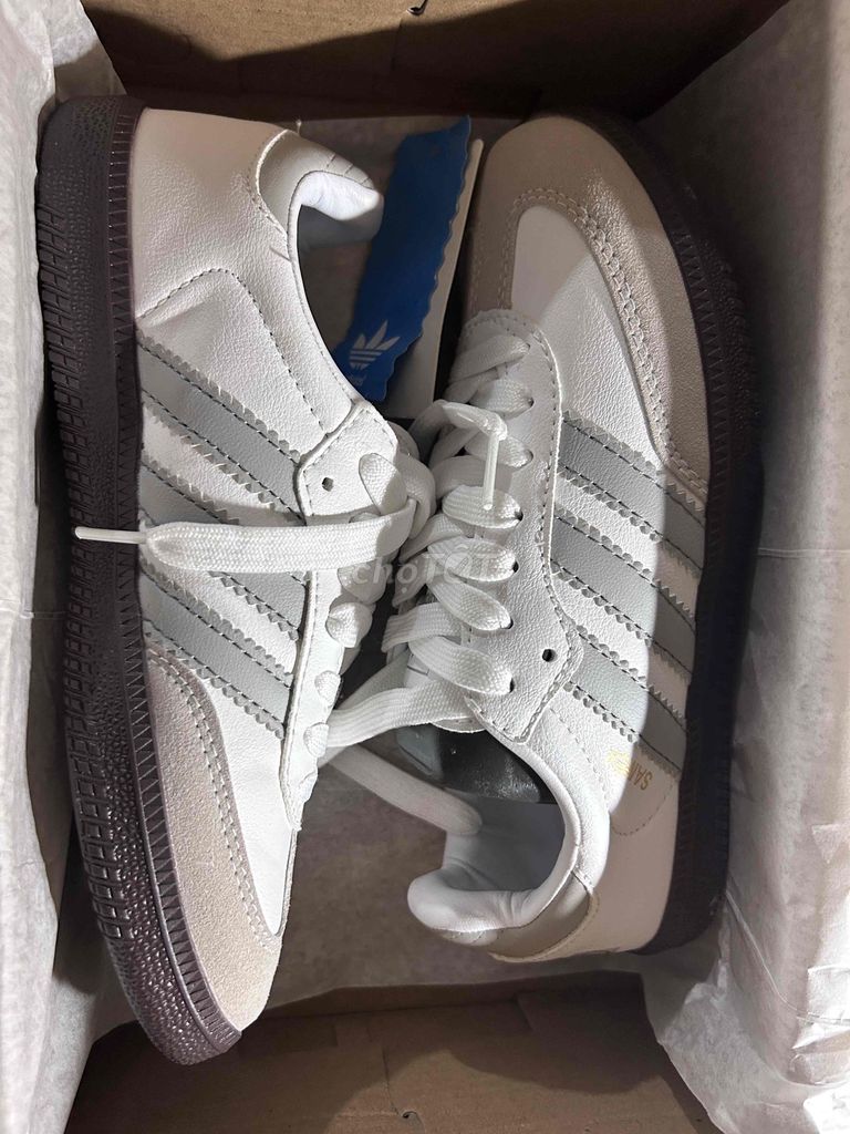 Giày thể thao Adidas Samba Xám 37. Mua bán Giày dép tại Quận Tân Bình Tp Hồ Chí Minh được đăng bởi Thiên Ân hình 1